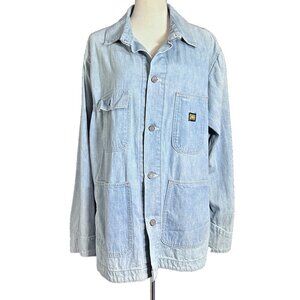 Vintage Dee Cee Sanforized Men's Blue Denim Chore Jean Coat Jacket